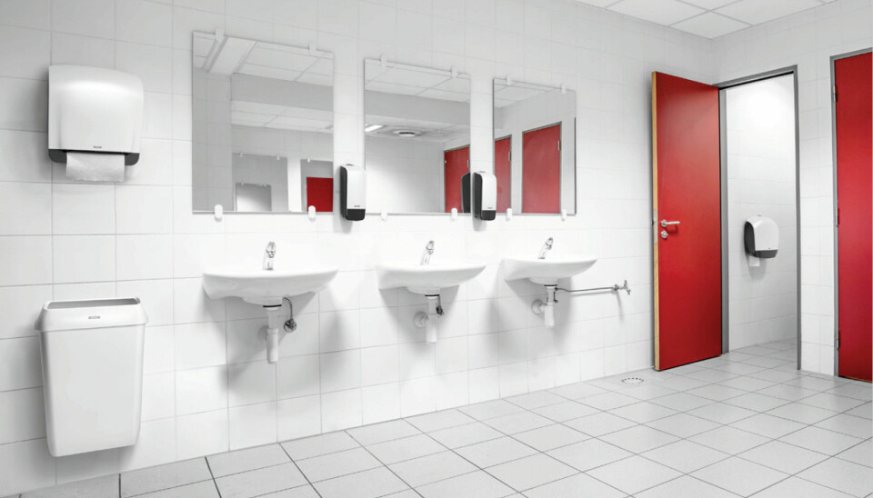 Hygienen kan høynes ved for eksempel å utstyre toalett­rommene med berøringsfrie dispensere med såpe og papir som varer i mange besøk.
