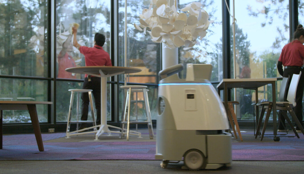 Whiz er foreløpig én av få robotstøvsugere til profesjonell bruk. Whiz er foreløpig én av få robotstøvsugere til profesjonell bruk.