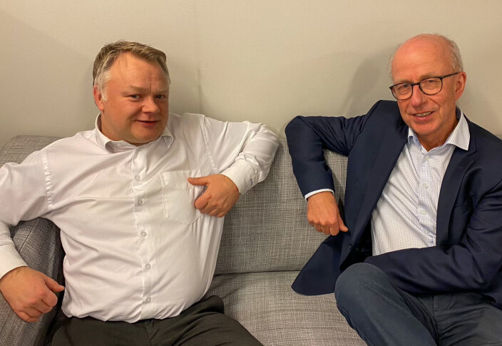 Are Jerstad fra SMB Norge og Jan Eigil Rydningen fra Orgbrain. Are Jerstad fra SMB Norge og Jan Eigil Rydningen fra Orgbrain.