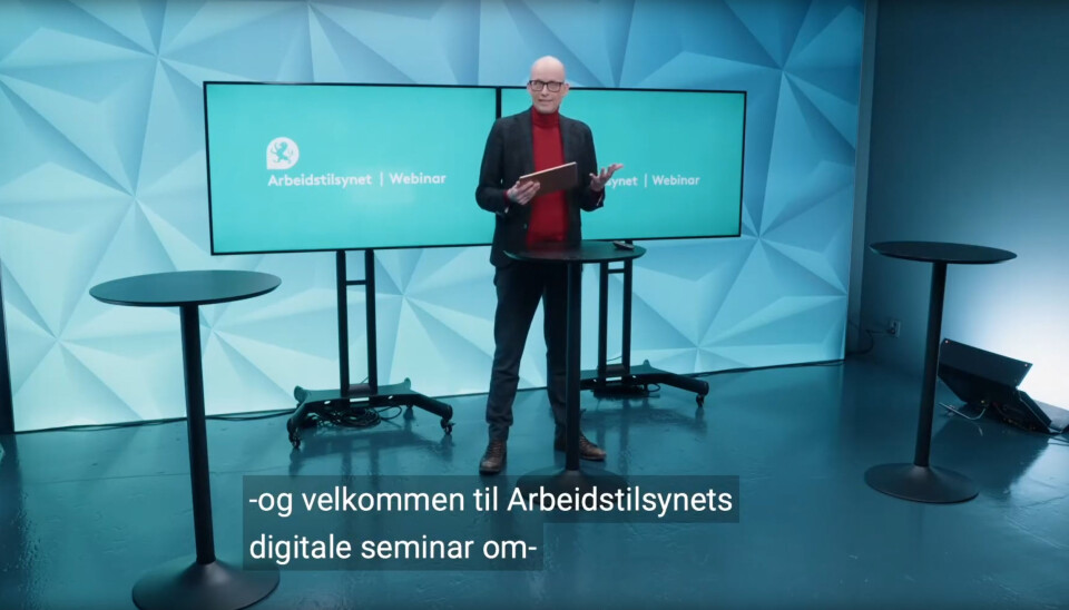 Erik Aasheim ledet Arbeidstilsynets webinar som ble avholdt 5. februar 2021 og nå kan ses på Youtube. Erik Aasheim ledet Arbeidstilsynets webinar som ble avholdt 5. februar 2021 og nå kan ses på Youtube.