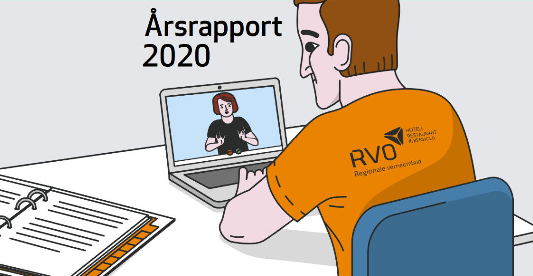 Fra årsrapporten 2020 fra de regionale verneombudene for hotell-, restaurant- og renholdsbransjene. Fra årsrapporten 2020 fra de regionale verneombudene for hotell-, restaurant- og renholdsbransjene.