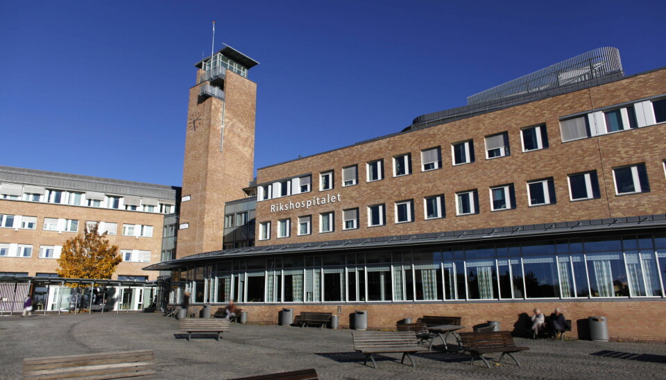 Arkivbilde som viser Rikshospitalet i Oslo.