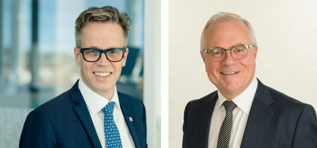 Montasje som viser Jacob Mehus (administrerende direktør i Standard Norge) og Johnny Haugland (daglig leder i Ren Fordel). Montasje som viser Jacob Mehus (administrerende direktør i Standard Norge) og Johnny Haugland (daglig leder i Ren Fordel).