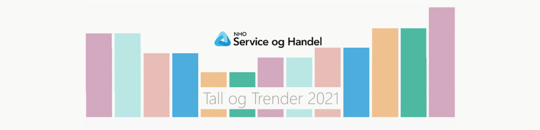 NHO Service og Handel har lagt fram sin årlige statistikk Tall og trender. NHO Service og Handel har lagt fram sin årlige statistikk Tall og trender.
