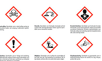 Nye regler for sikkerhets­data­blader for kjemikalier