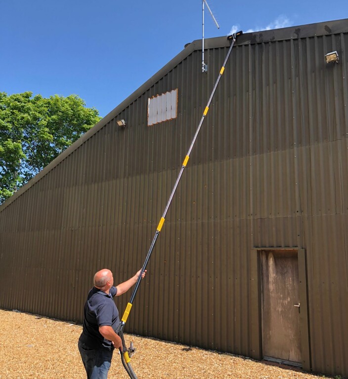 Radames Space gir het damp opptil 8 meter over bakken. Radames Space gir het damp opptil 8 meter over bakken.