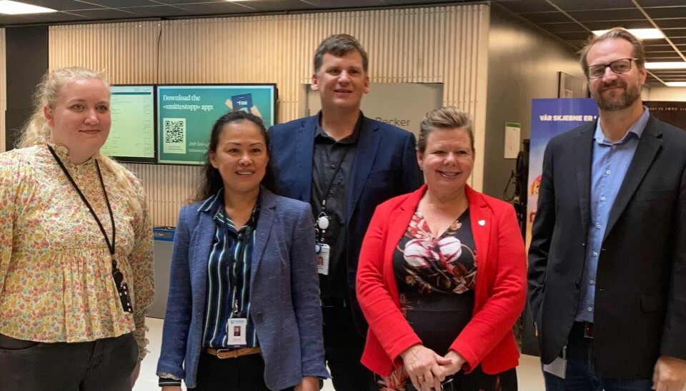 Fra venstre Marte G. Ødegården, Rujira Coles, Eirik Hågensen, Siv Henriette Jacobsen og Nils Ivar Pedersen. Fra venstre Marte G. Ødegården, Rujira Coles, Eirik Hågensen, Siv Henriette Jacobsen og Nils Ivar Pedersen.