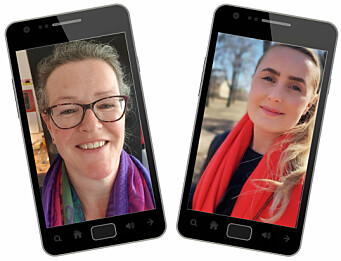 Line Kristoffersen og Silje Nohr Storm-Johannsen. Line Kristoffersen og Silje Nohr Storm-Johannsen.