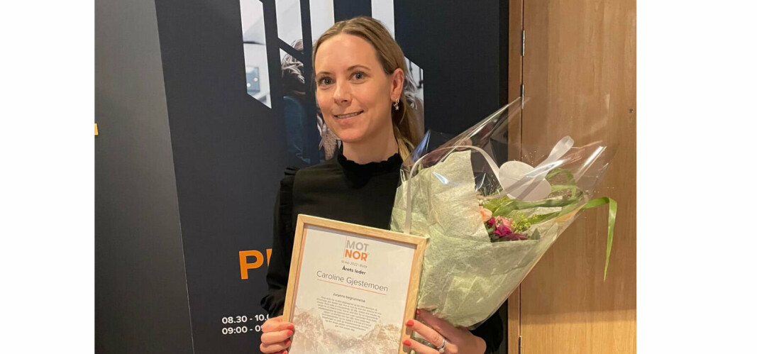 Caroline fra ISS kåret til årets leder Caroline fra ISS kåret til årets leder