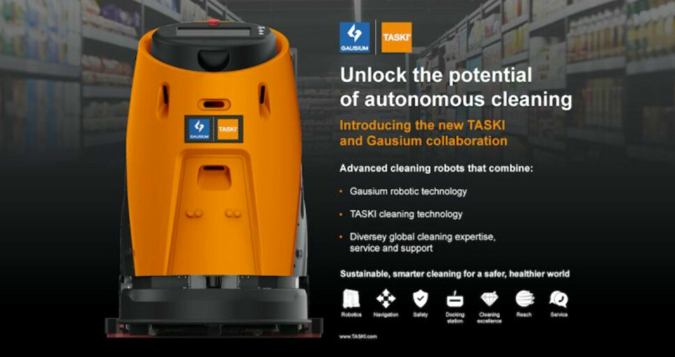 Diversey er godt kjent i Norge for sine rengjørings­maskiner av vare­merket Taski. Selskapet var et dessuten et av de første på markedet med rengjørings­roboter, et kapittel som ble avsluttet for et par år tilbake. Nå skal de utvikle robot­løsninger sammen med Gausium (tidligere Gaussian Robotics).