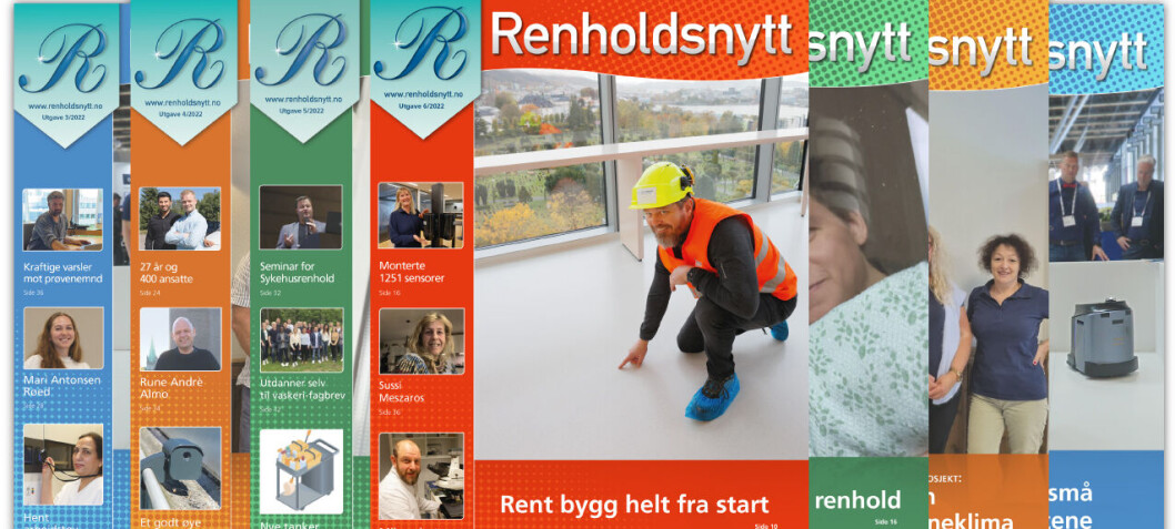 Renholdsnytt 6/2022 er ute nå Renholdsnytt 6/2022 er ute nå