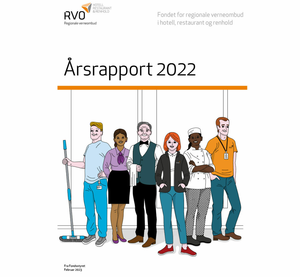 Forsiden til RVO-enes årsrapport for 2022